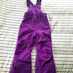 Lands End Iron Knee Girls Snow Bibs